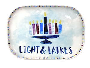 Montgomeryville Hanukkah Light & Latkes Platter