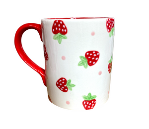 Montgomeryville Strawberry Dot Mug