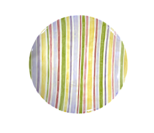 Montgomeryville Striped Fall Plate