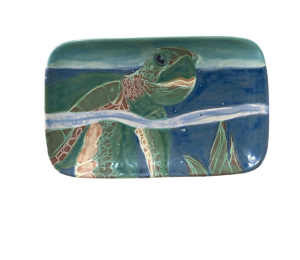 Montgomeryville Swimming Turtle Plate