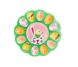 Montgomeryville Easter Sherbet Egg Plate