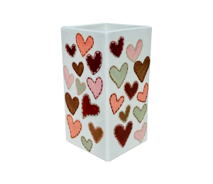 Montgomeryville Quilted Heart Vase